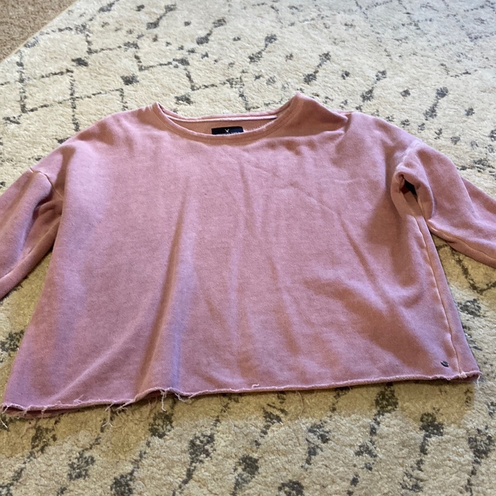 American Eagle oversized cropped sweatshirt